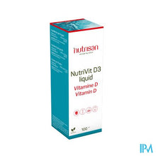 Afbeelding in Gallery-weergave laden, Nutrivit D3 Liquid 100ml Nutrisan