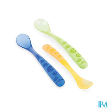 Load image into Gallery viewer, Nuby Lepel met lange handgreep - 3stk - 6m+