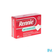 Load image into Gallery viewer, Rennie Mint Z/suiker Zuigtabl 60