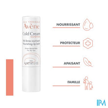 Afbeelding in Gallery-weergave laden, Avene Cold Cream Voedende Lipstick 4g