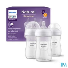 Charger l'image dans la galerie, Philips Avent Natural 3.0 Zuigfles Trio 3x260ml