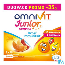 Afbeelding in Gallery-weergave laden, Omnivit Junior Gummies Duopack -35%