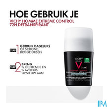 Afbeelding in Gallery-weergave laden, Vichy Homme Deo Extr. Controle 72u Roller 50ml Nf