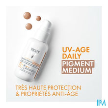 Charger l'image dans la galerie, Vichy Cap Sol Uv-age Medium Getint Spf50+ 40ml