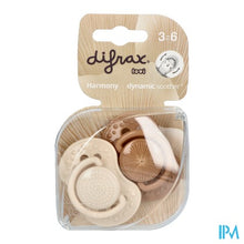 Charger l'image dans la galerie, Difrax Fopspeen Dynam.harmony Creme&l.brown 3m+ 2