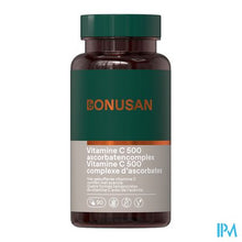 Afbeelding in Gallery-weergave laden, Vitamine C-500 Ascorbatencomplex Caps 90 Bonusan