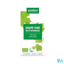 Afbeelding in Gallery-weergave laden, Purasana Rode Wijnstok 300mg Bio V-caps 120