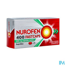 Charger l'image dans la galerie, Nurofen 400 Fastcaps Caps 20x400mg