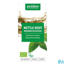 Charger l'image dans la galerie, Purasana Vegan Brandnetelwortel Caps 120