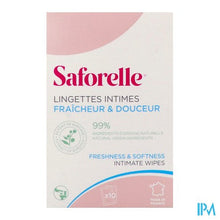Load image into Gallery viewer, Saforelle Lingettes Flushable 10