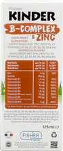 Afbeelding in Gallery-weergave laden, Fisher Kinder B-complex + Zink Siroop 125ml