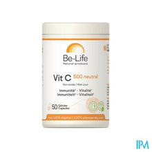Afbeelding in Gallery-weergave laden, Vit C 500 Neutral Be Life Nf Caps 50 Verv. 4200416