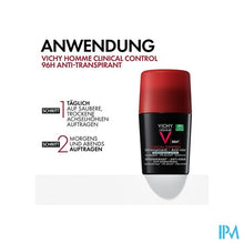Afbeelding in Gallery-weergave laden, Vichy Homme Deo Roll Clinical Control 96u 50ml Nf