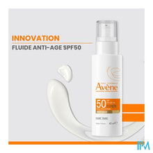 Load image into Gallery viewer, Avene Zon Spf50 A/age Fluide 40ml