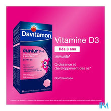 Afbeelding in Gallery-weergave laden, Davitamon Junior Framboos V1 Comp 60