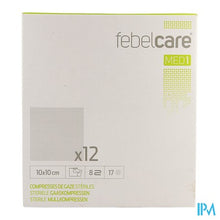 Afbeelding in Gallery-weergave laden, Febelcare Med1 Steriele Gaaskompres 10x10,0cm 12x1