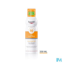 Load image into Gallery viewer, Eucerin Sun Invisible Mist Dry Touch Ip50+ 200ml