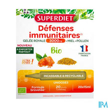 Afbeelding in Gallery-weergave laden, Superdiet Unidose Koningin.gelei 3000 Bio 20x15ml
