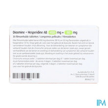Charger l'image dans la galerie, Diosmine+hesperidine Ab 450mg+50mg Filmomh Tabl 30