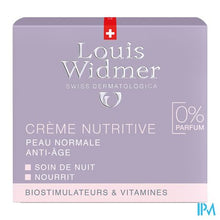Charger l'image dans la galerie, Widmer Nacht Nutritive Creme N/parf 50ml