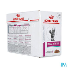 Afbeelding in Gallery-weergave laden, Royal Canin Cat Renal Fish Pouch Wet 12x85g