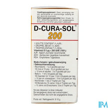 Afbeelding in Gallery-weergave laden, D-cura Sol 200 I.E. Oplossing 10ml