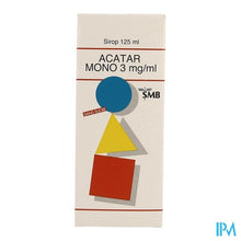 Afbeelding in Gallery-weergave laden, Acatar® Mono 3mg/ml Siroop 125 ml