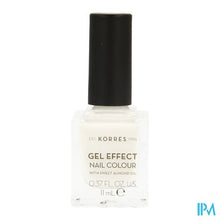 Charger l'image dans la galerie, Korres Km Gel Effect Nail 01 White 11ml