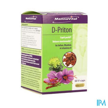 Load image into Gallery viewer, Mannavital D-priton V-caps 60