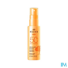 Load image into Gallery viewer, Nuxe Sun Heerlijk.zonnespray Gelaat&lic.spf50 50ml