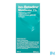 Charger l'image dans la galerie, Iso Betadine 1% Nf Mondwater 200ml Ready To Use