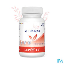 Afbeelding in Gallery-weergave laden, Vit D3 Max 3000ie Caps 60 Lepivits