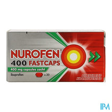Afbeelding in Gallery-weergave laden, Nurofen 400 Fastcaps Caps 20x400mg