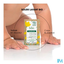 Afbeelding in Gallery-weergave laden, Klorane Bb Shampoobar Lichaam&haar 100g