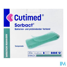 Load image into Gallery viewer, Cutimed Sorbact Gaasstrook 2x50cm 20 7216600