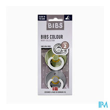 Afbeelding in Gallery-weergave laden, Bibs 2 Fopspeen Duo Glowindark Sage/cloud 2