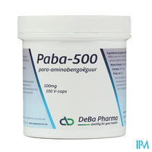 Afbeelding in Gallery-weergave laden, Paba Caps 100x500mg Deba