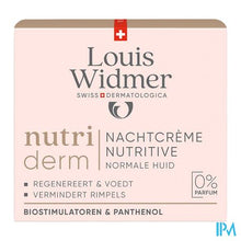 Afbeelding in Gallery-weergave laden, Widmer Nutriderm Nachtcreme Nutritive Zonder Parfum 50ml