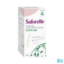 Afbeelding in Gallery-weergave laden, Saforelle Coton Protect Tampons Inbrengh. Super 14