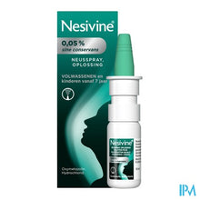 Afbeelding in Gallery-weergave laden, Nesivine 0,05% Sine Conserv Neusspray 10ml/ Maximaal 3 stuks