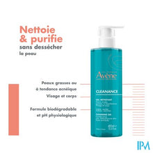 Afbeelding in Gallery-weergave laden, Avene Cleanance Reinigingsgel 400ml