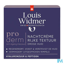 Afbeelding in Gallery-weergave laden, Widmer Proderm Nachtcreme Rijke Textuur 50ml