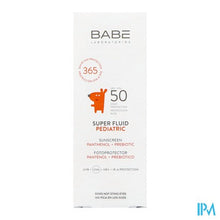 Afbeelding in Gallery-weergave laden, BabE Sun Pediatric Super Fluid Sunscr. Spf50 50ml