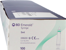 Afbeelding in Gallery-weergave laden, Bd Emerald 5ml Luer Slip+detach.needl.21gx40mm 100