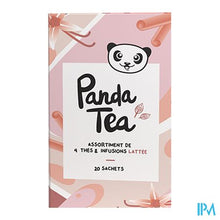 Load image into Gallery viewer, Panda Tea Coffret Latte Zakjes 20