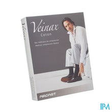 Afbeelding in Gallery-weergave laden, Veinax Kous Katoen Man 2 Lang Zwart Maat 2