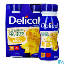 Load image into Gallery viewer, Delical Fruitdrink Ananas 4x200ml