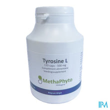 Load image into Gallery viewer, Tyrosine l 500mg Hdg Caps 120