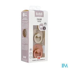 Afbeelding in Gallery-weergave laden, Bibs 2 Fopspeen Duo Vanilla Peach