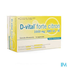 Afbeelding in Gallery-weergave laden, D-vital Forte Citroen 1000mg/880ie Bruis Zakjes 30